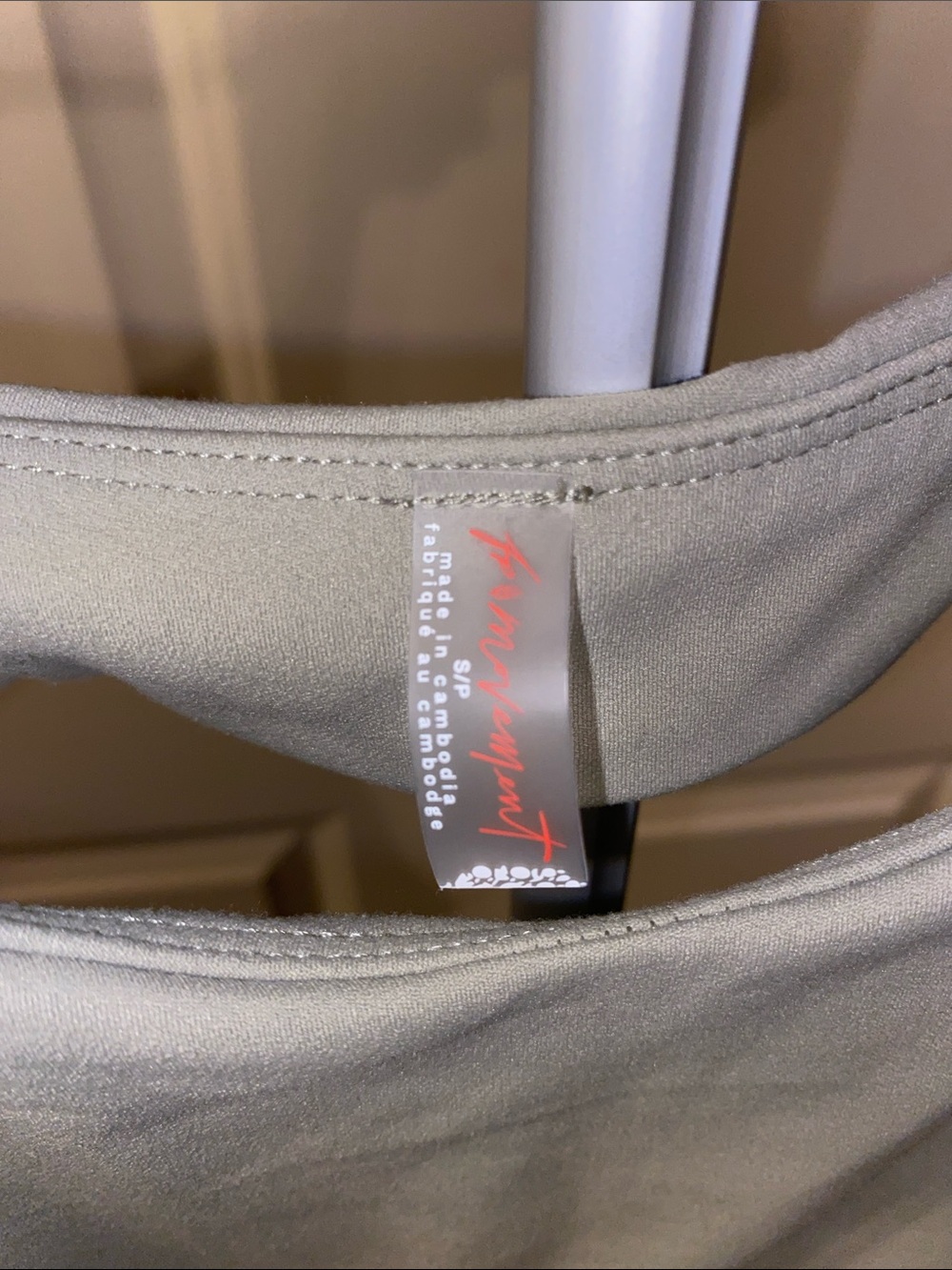 NWT FP MOVEMENT NEVER BETTER LONG TANK TOP IN COLOR SAGE GREEN SIZE SMALL - Picture 3 of 5